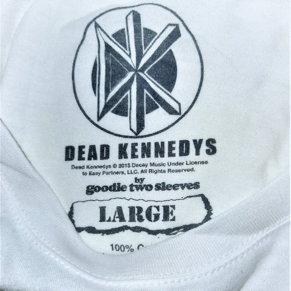 Dead Kennedys Logo punk rock Official T-Shirt L NWT print in USA - Picture 3 of 3
